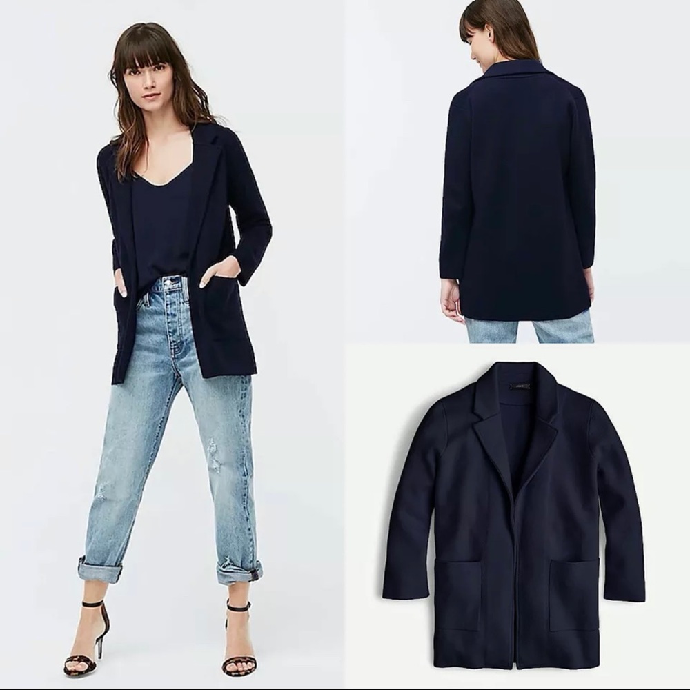 NWT J. crew Sophie open-front sweater-blazer